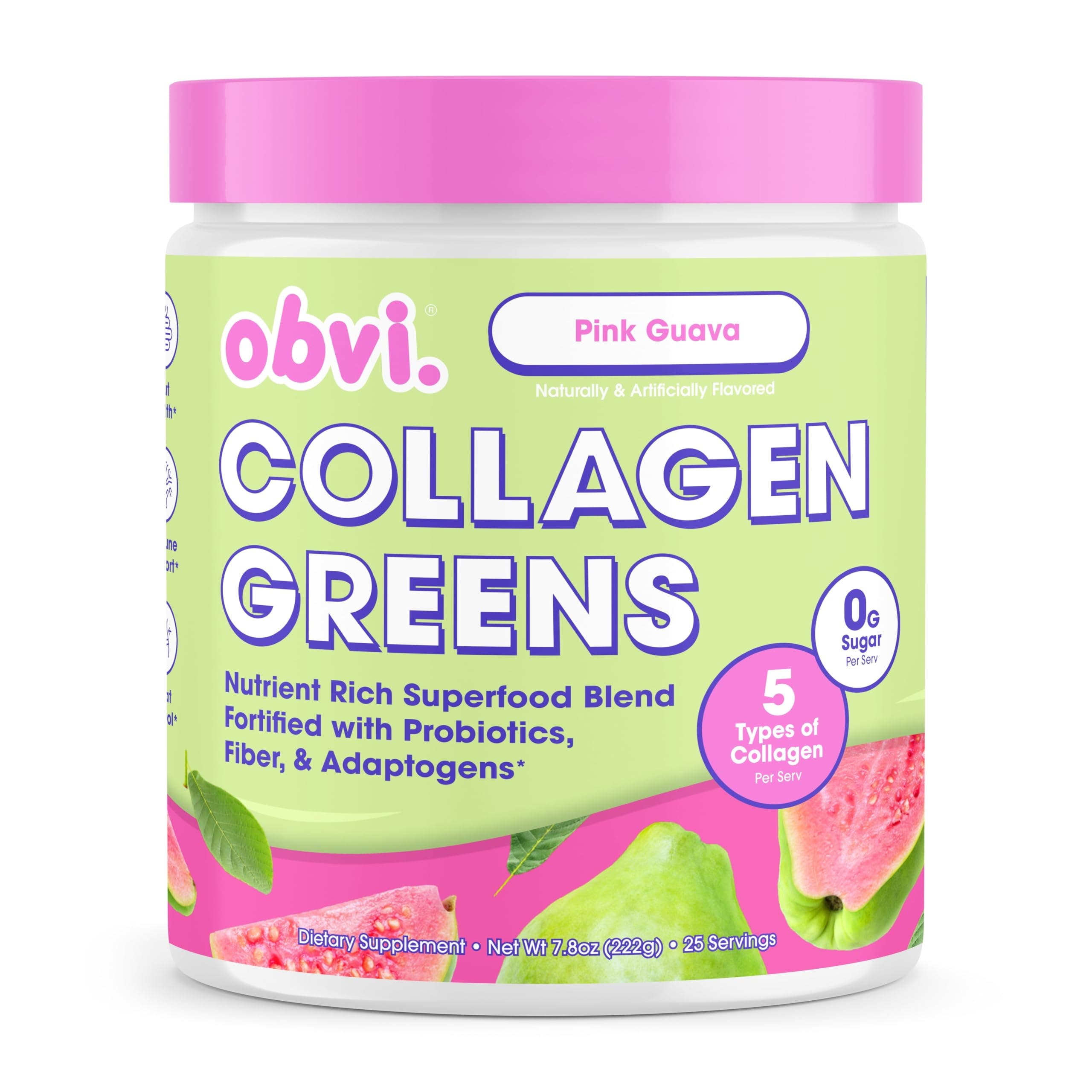 Obvi Collagen Greens Nutrient Rich Superfood Blend Healthy Digestion ...
