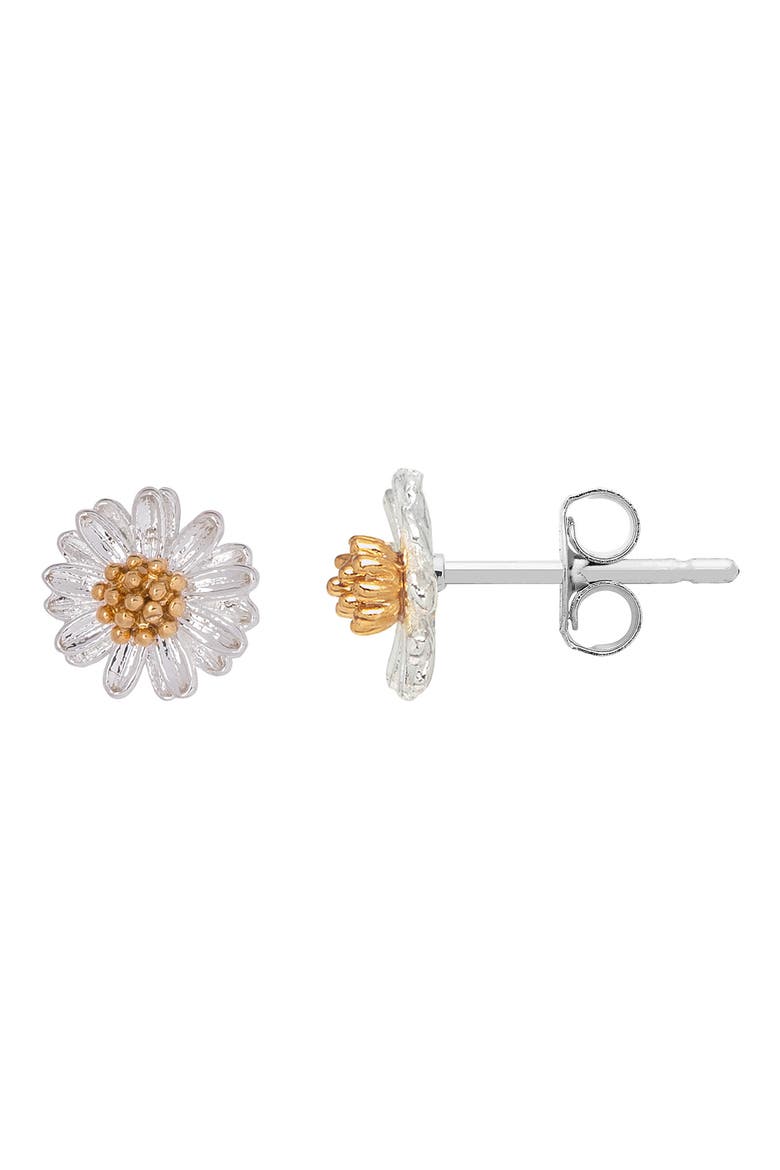 Mini Wildflower Stud Earrings, Alternate, color, SILVER