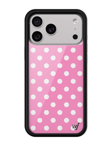 Polka Dot | Pink and White iPhone 17/17e/Air/17 Pro/17 Pro Max Case