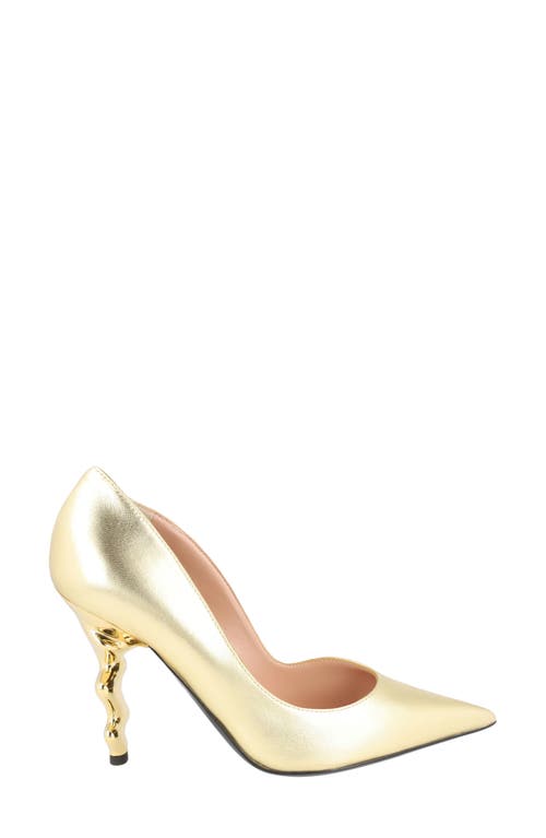 Moschino Statement Pointed Toe Pump