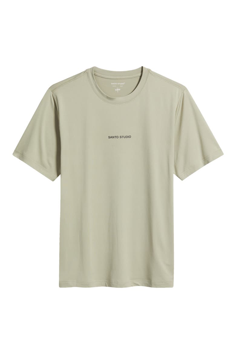 Tempo Wordmark Tech T-shirt, Alternate, color, CEMENT