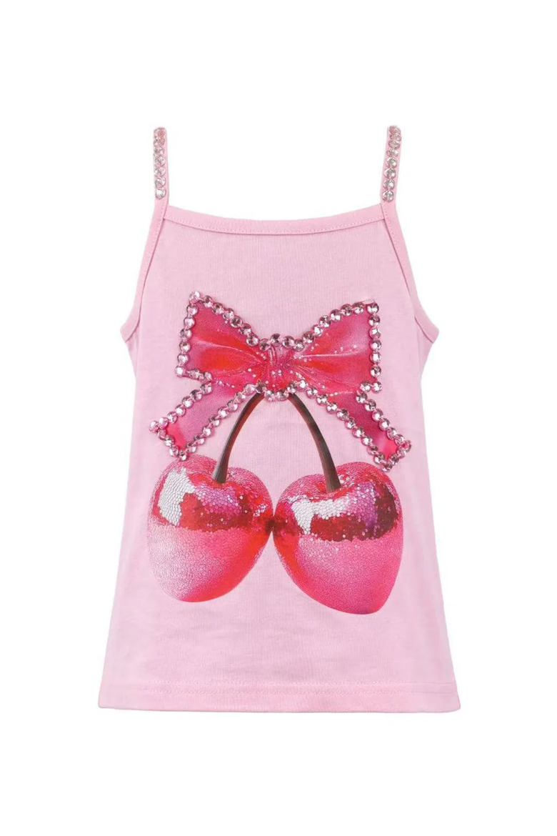 Disco Cherry Tank Top, Main, color, Pink