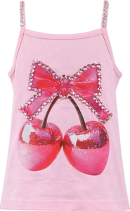 Lola + The Boys Disco Cherry Tank Top