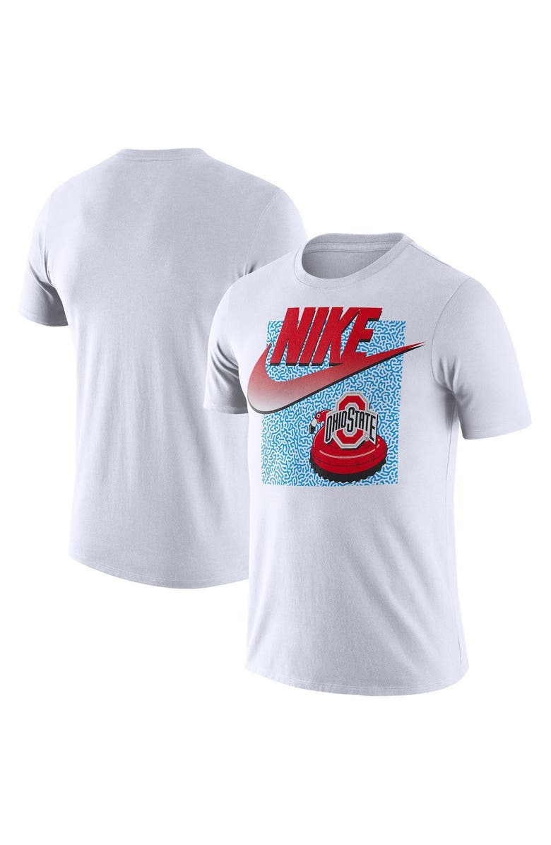 Nike Men's Nike White Ohio State Buckeyes Swoosh Spring Break T-Shirt, Alternate, color,