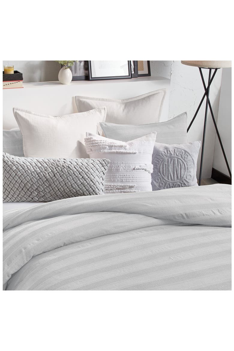 Avenue Stripe Cotton Comforter & Sham Set, Alternate, color, GREY