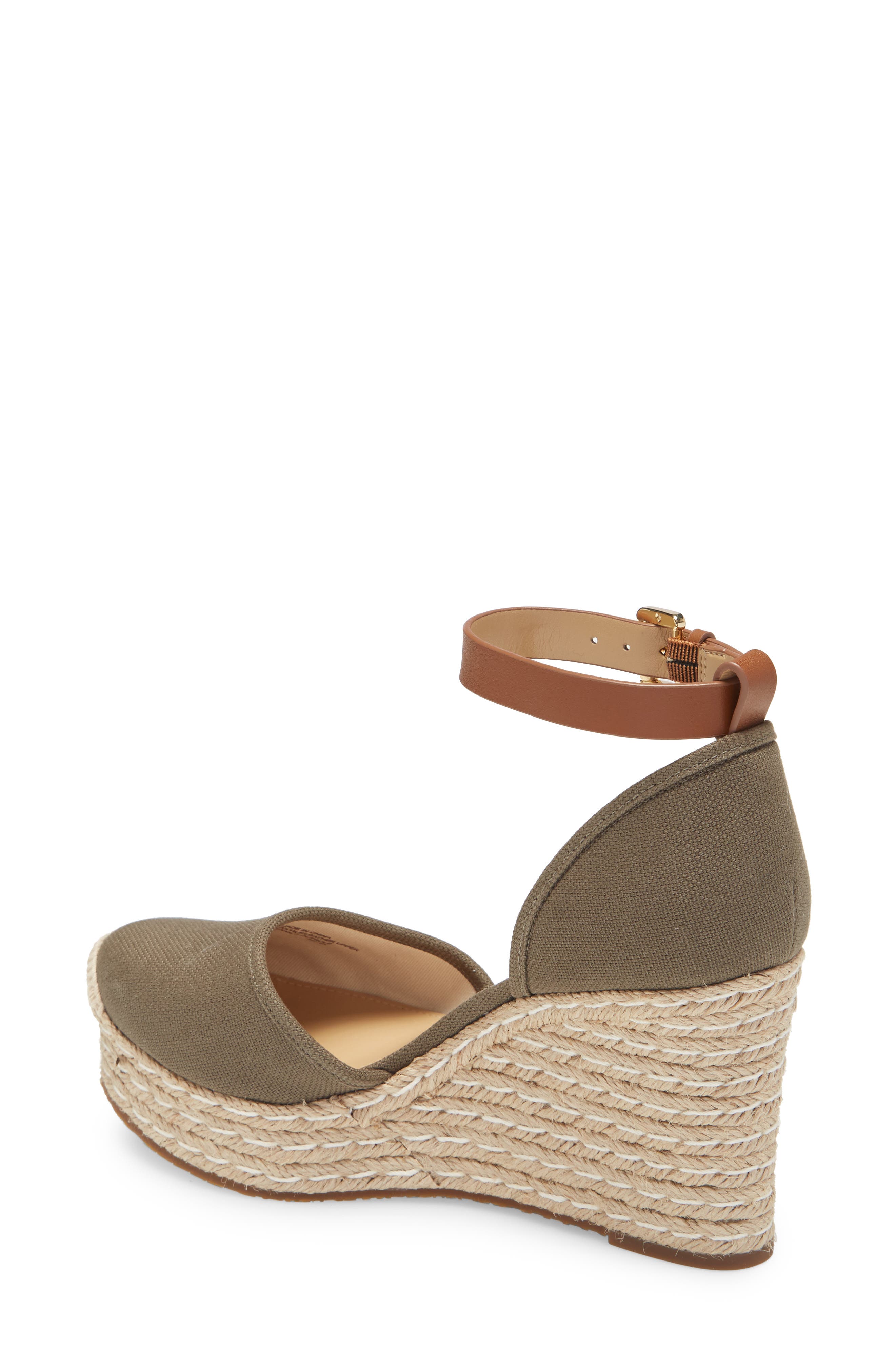 Kendrick Espadrille Wedge Sandal, Alternate, color, OLIVE