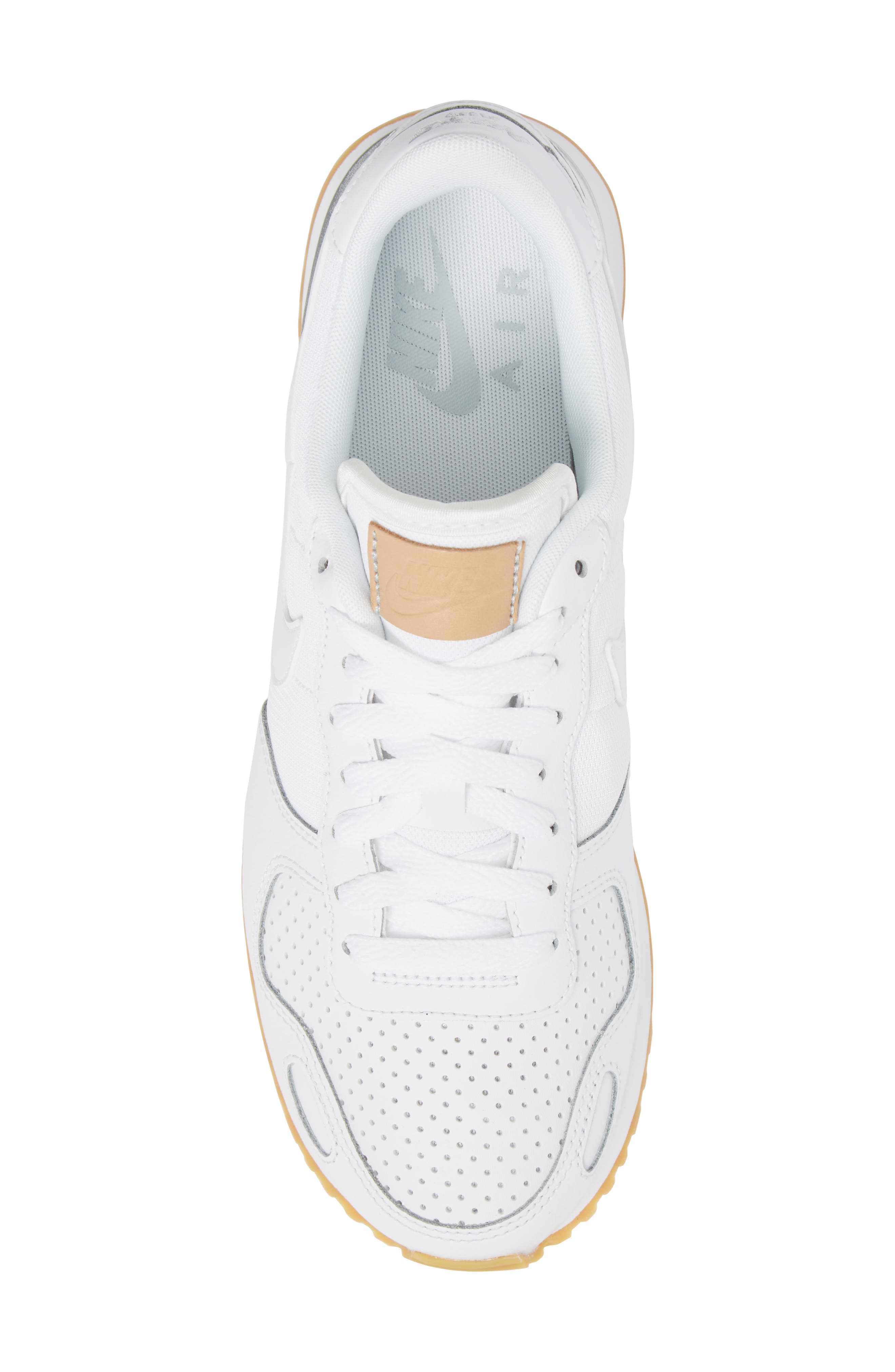 Air Vortex Sneaker, Alternate, color, WHITE/ PLATINUM/ YELLOW