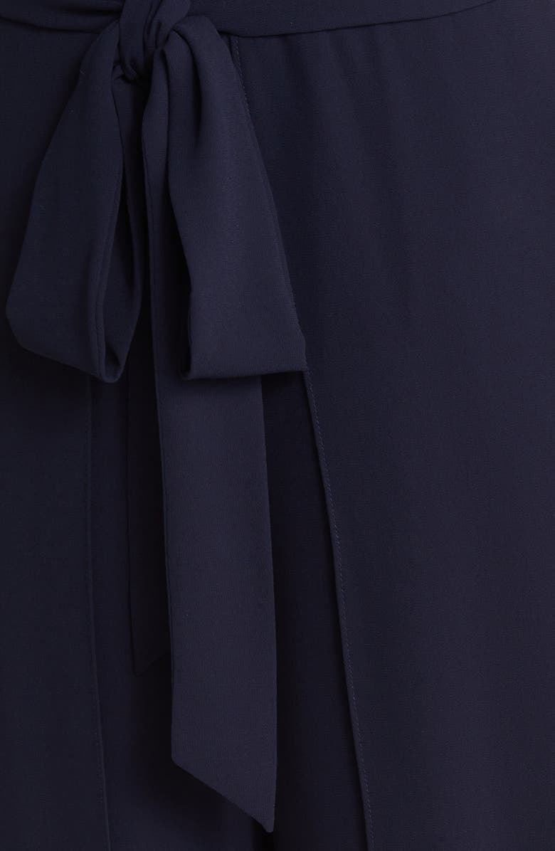 Vince Camuto Halter Neck Chiffon Jumpsuit, Alternate, color,