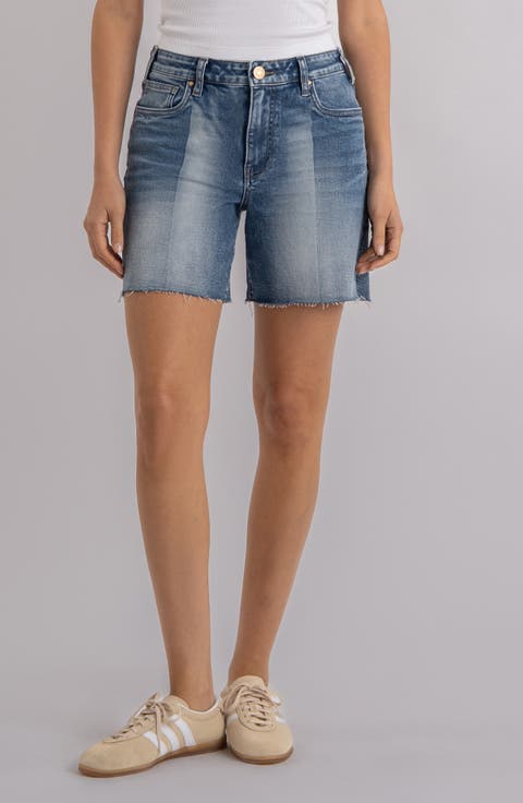 Jane High Waist Cutoff Denim Shorts (Astonish)