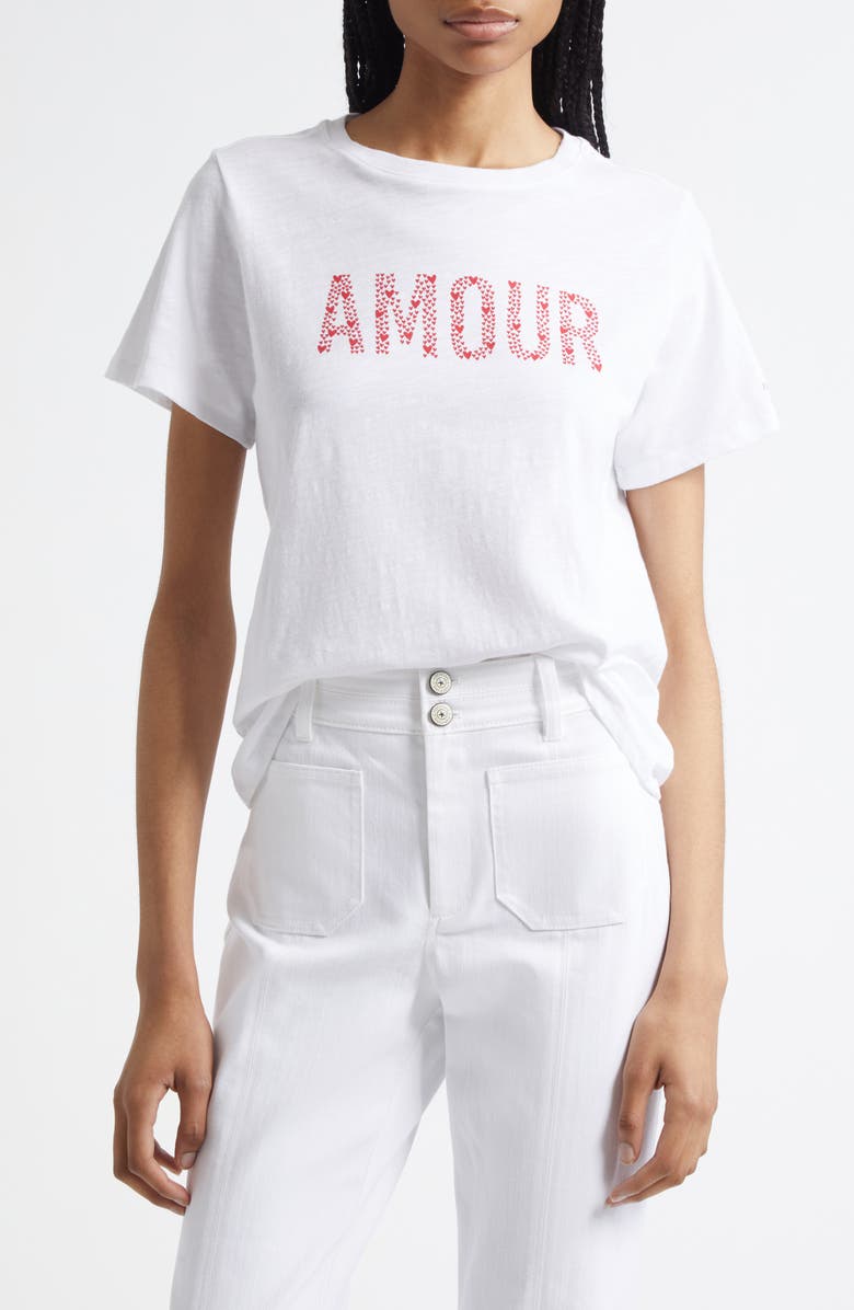 Cinq à Sept Heart Fill Amour Graphic T-Shirt, Main, color, 