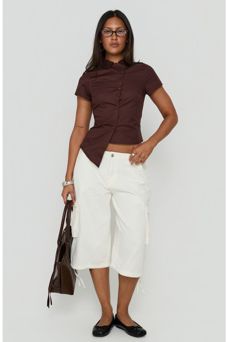 Hudsen Longline Cargo Shorts, Alternate, color, CREAM