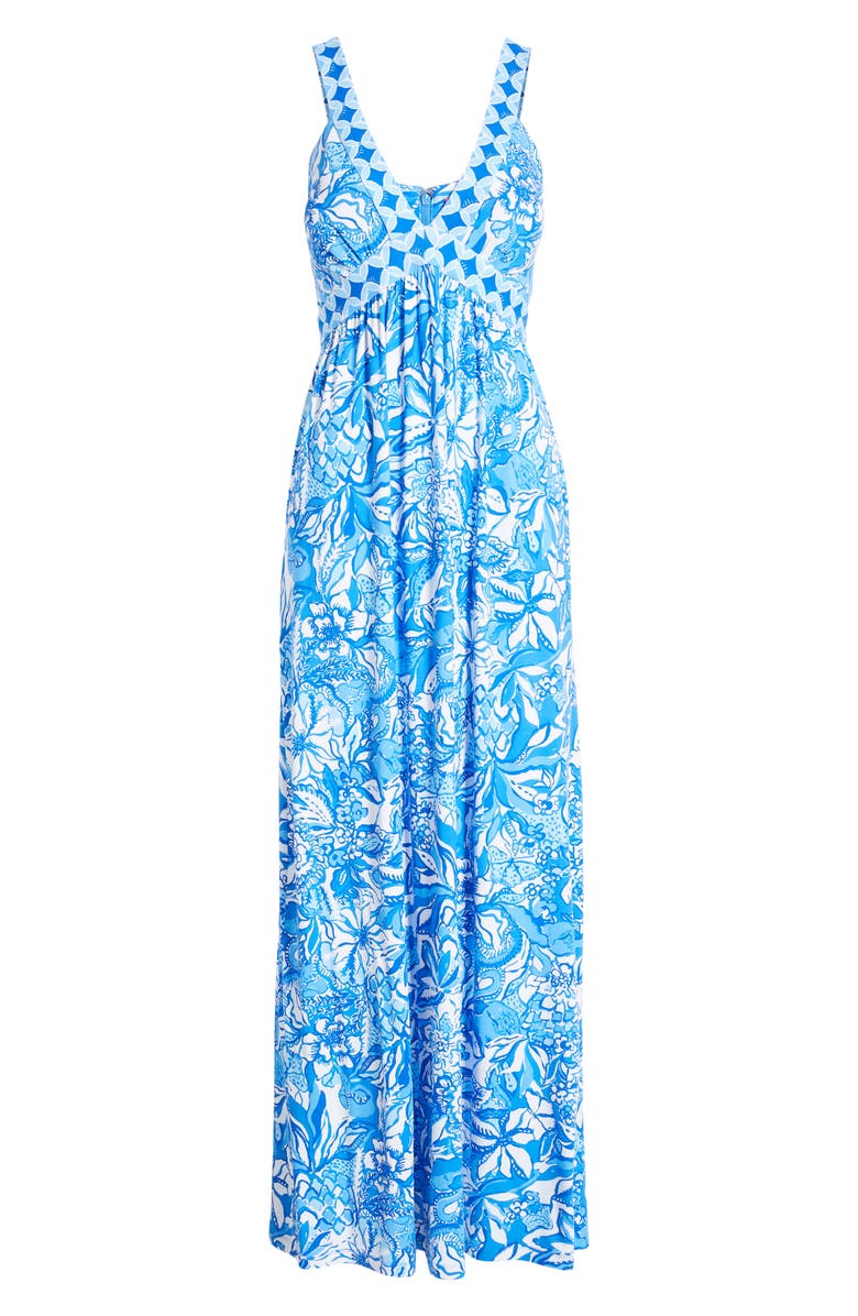 Lilly Pulitzer<sup>®</sup> Serena V-Neck Maxi Sundress, Alternate, color, 