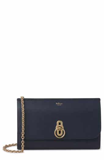 Mulberry Womens Night Sky Darley Small Grained leather Clutch Bag