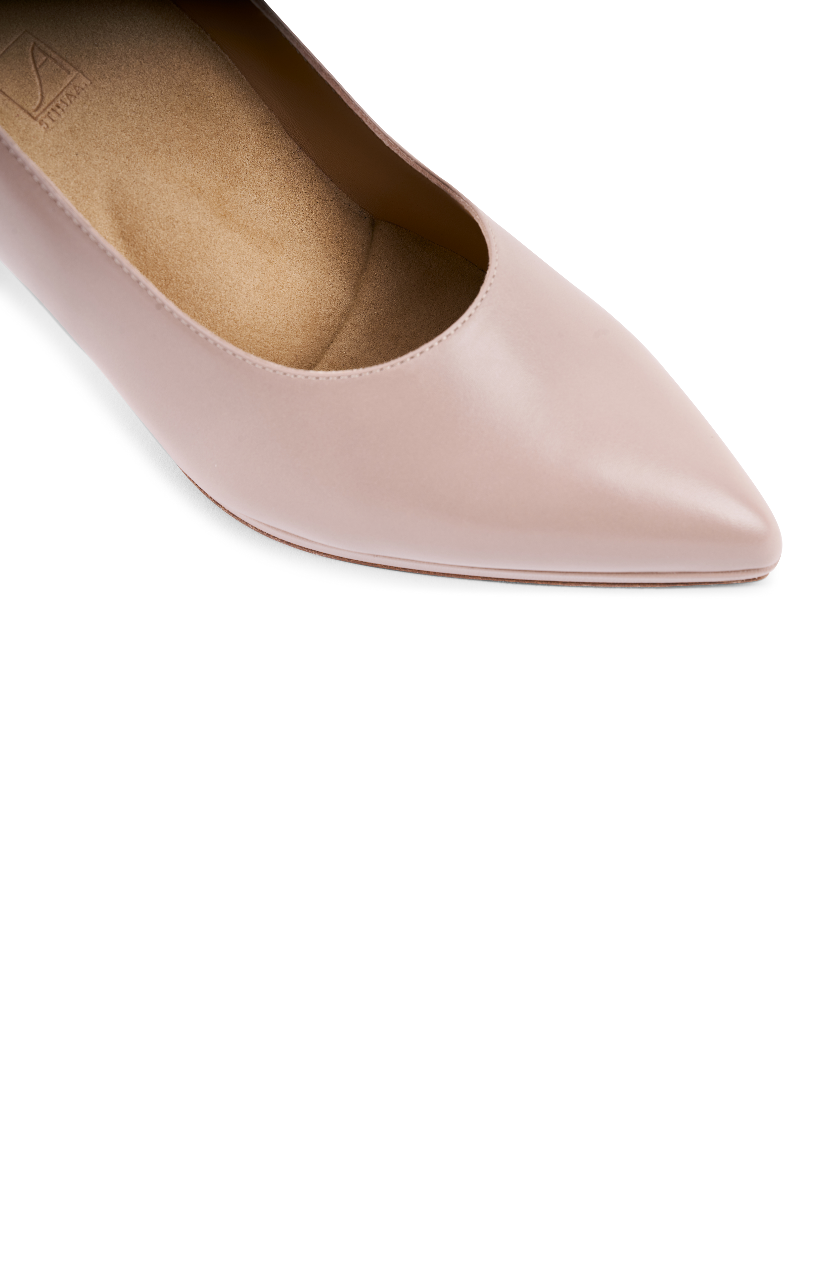 Stinaa.J Isa Orthopedic Pointed Toe Pumps, Alternate, color, Beige Leather