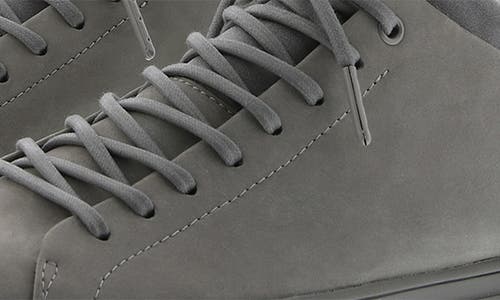 Blackstone Mid Top Sneaker In Gray