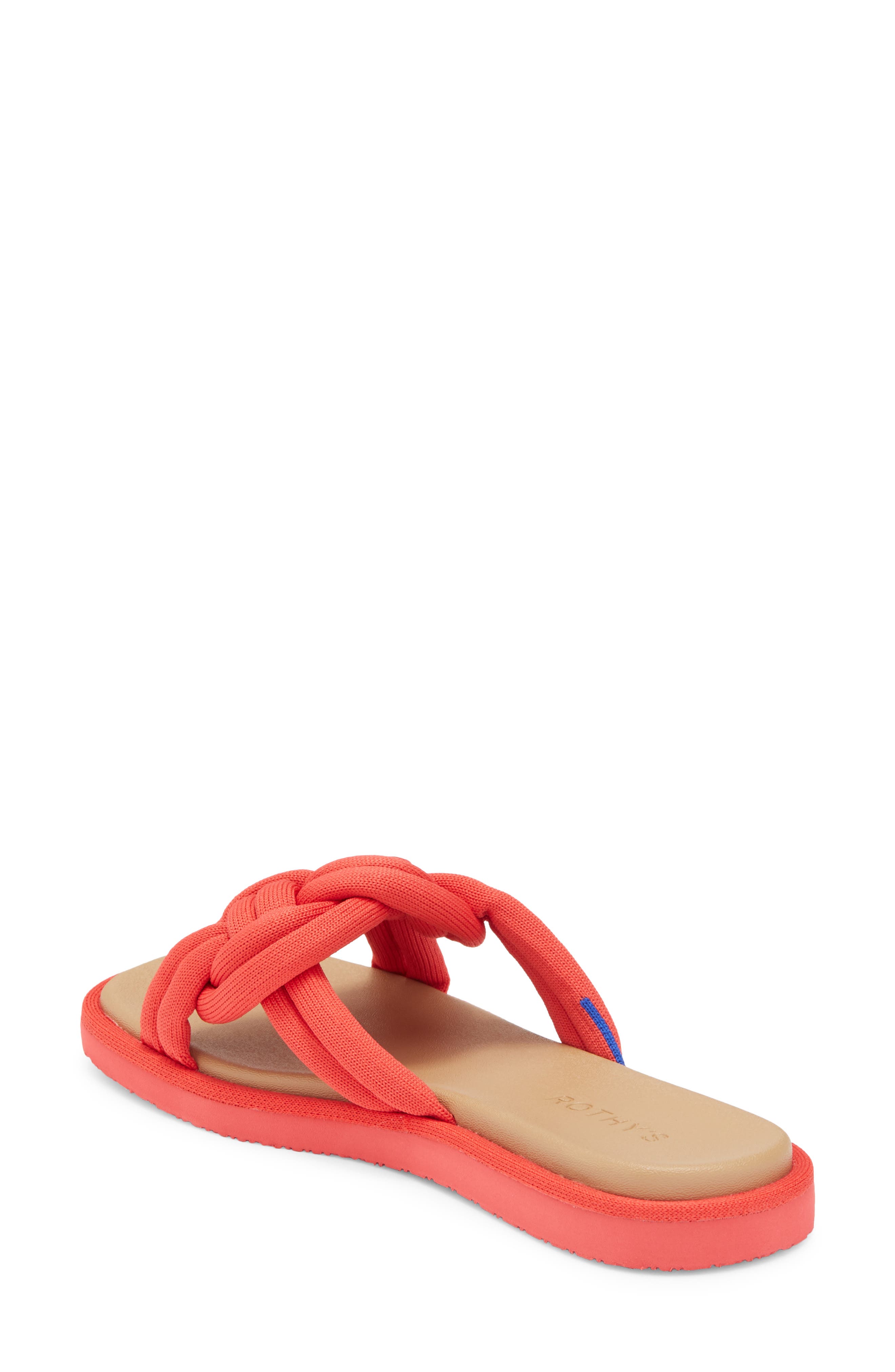 The Summer Sandal, Alternate, color, RED HOT