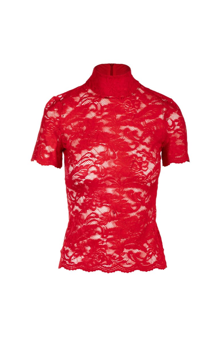 Generation Love Callen Lace Top, Alternate, color, Scarlet