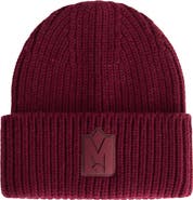 Mackage Jude Colorblock Wool Blend Rib Beanie