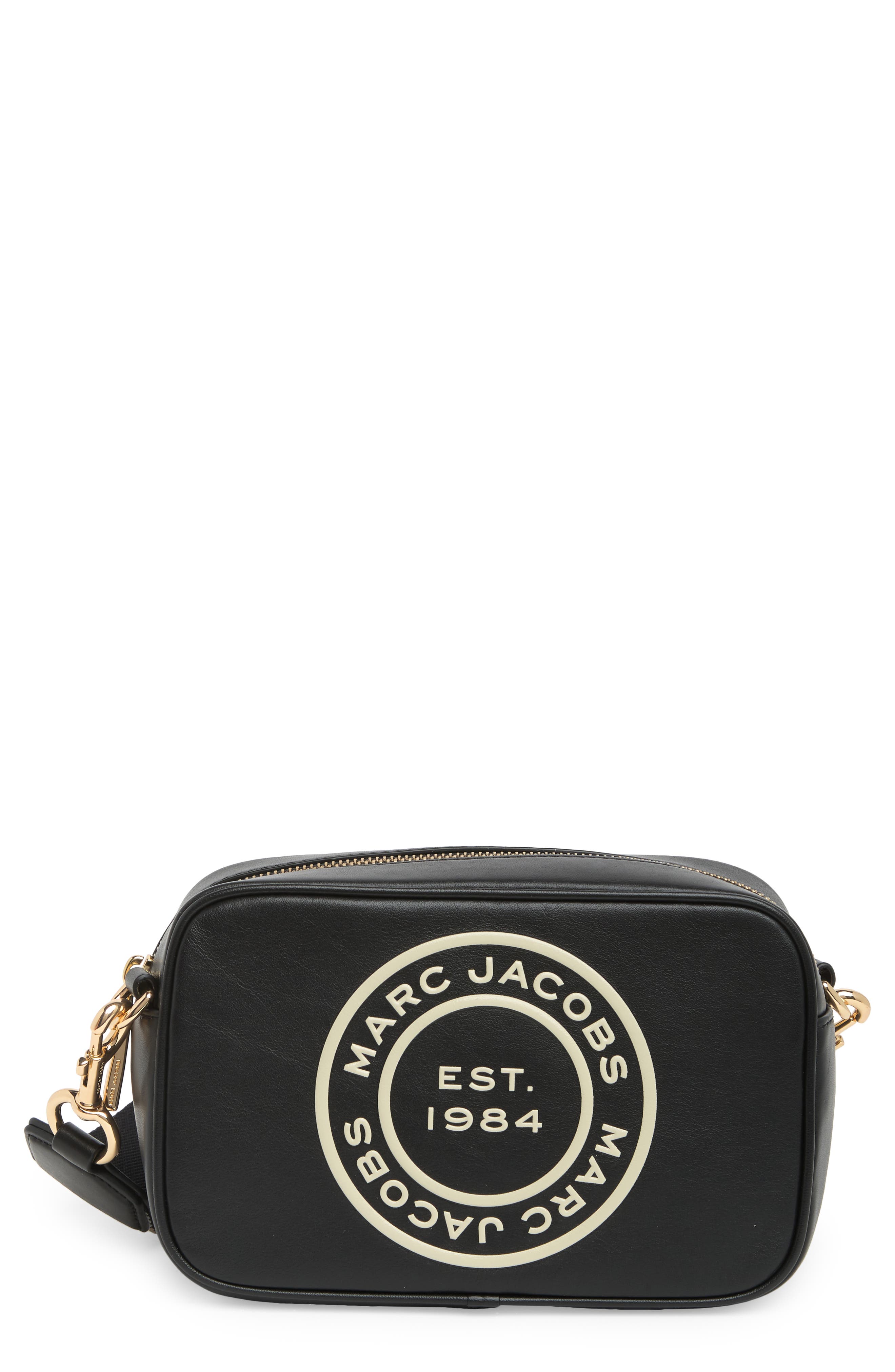 Marc Jacobs Flash Leather Camera Crossbody Bag, Main, color, 