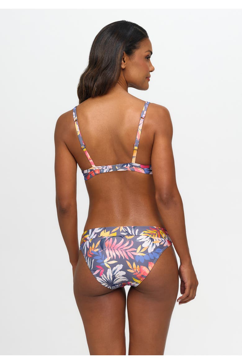 Fold Over Classic Bikini Bottom, Alternate, color, Grey Printed