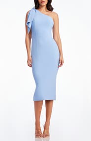 Dress the Population Tiffany One-Shoulder Midi Dress