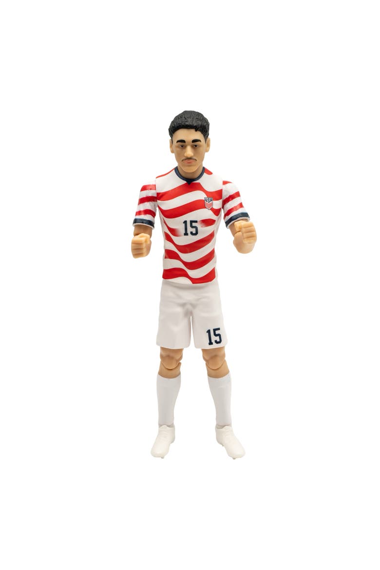 Sockers 2026 USMNT Johnny Cardoso 8" Collectible Soccer Action Figure, Alternate, color, Red