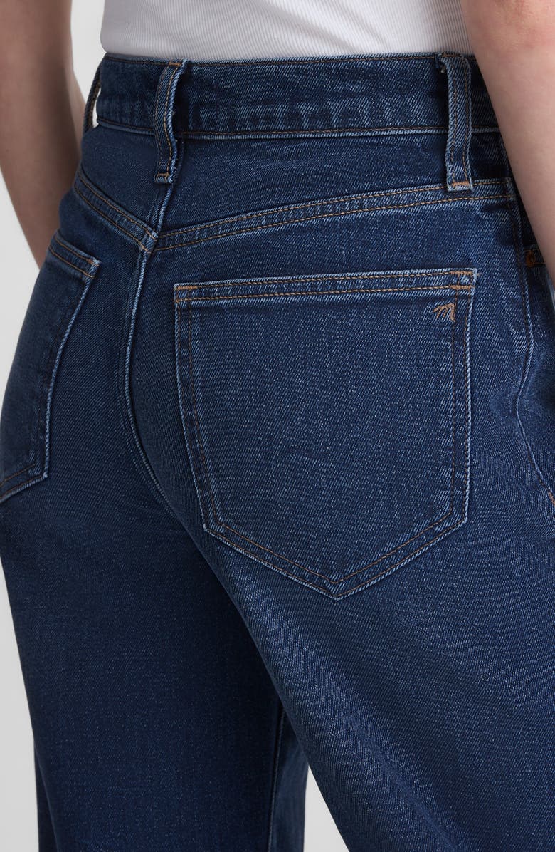 Madewell The Perfect Vintage High Waist Crop Wide Leg Jeans, Alternate, color, Midnight Waters Wash