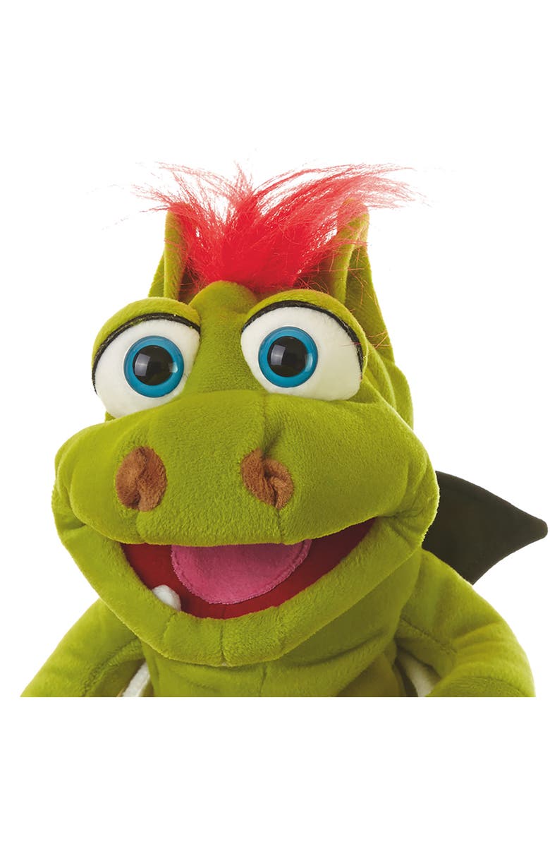 Living Puppets Olive The Baby Dinosaur 14 Inch Plush Hand Puppet, Alternate, color, Multicolored