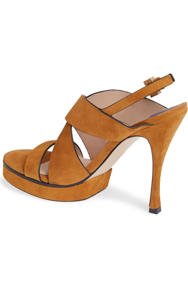 Stuart Weitzman Hester Cross Strap Sandal, Alternate, color,