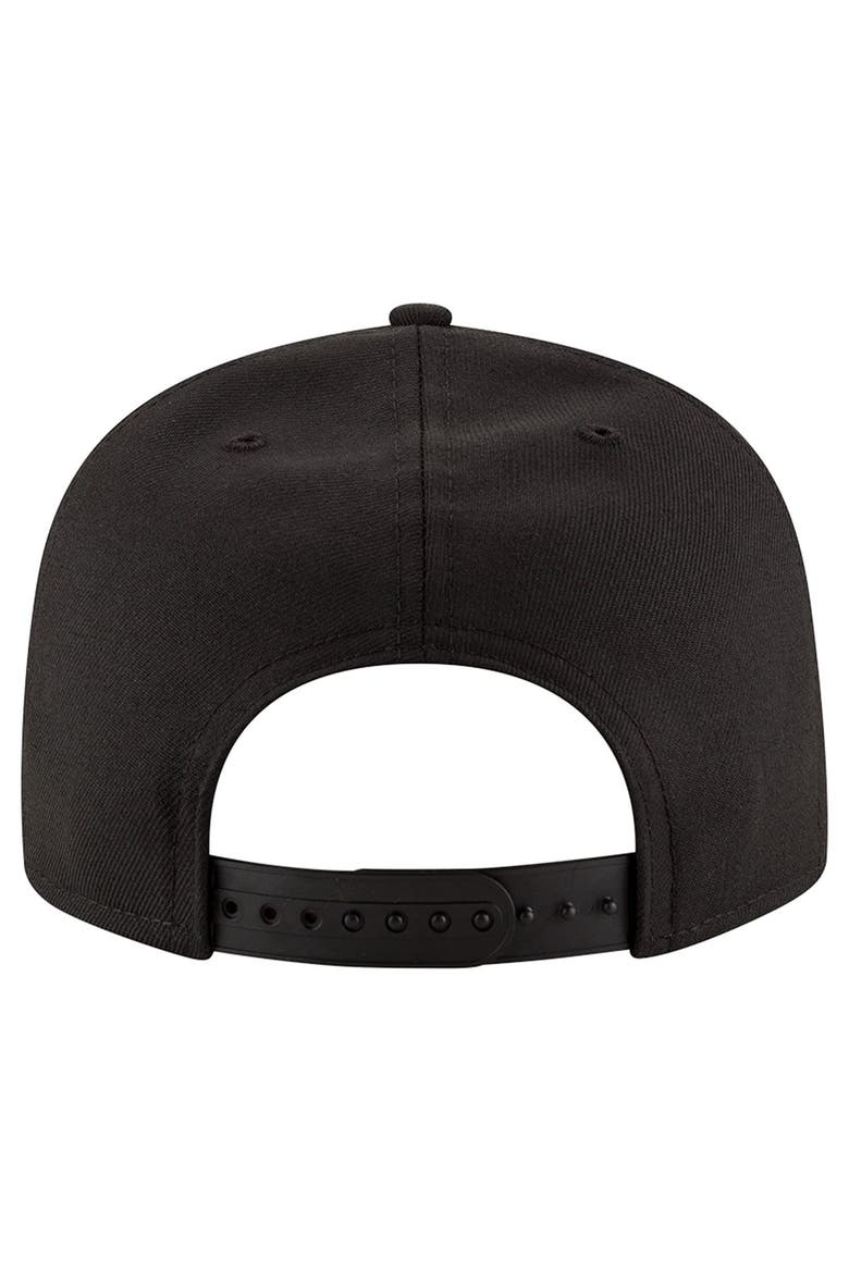 Men's New Era Black/White Minnesota Timberwolves 9FIFTY Snapback Hat, Alternate, color, Black
