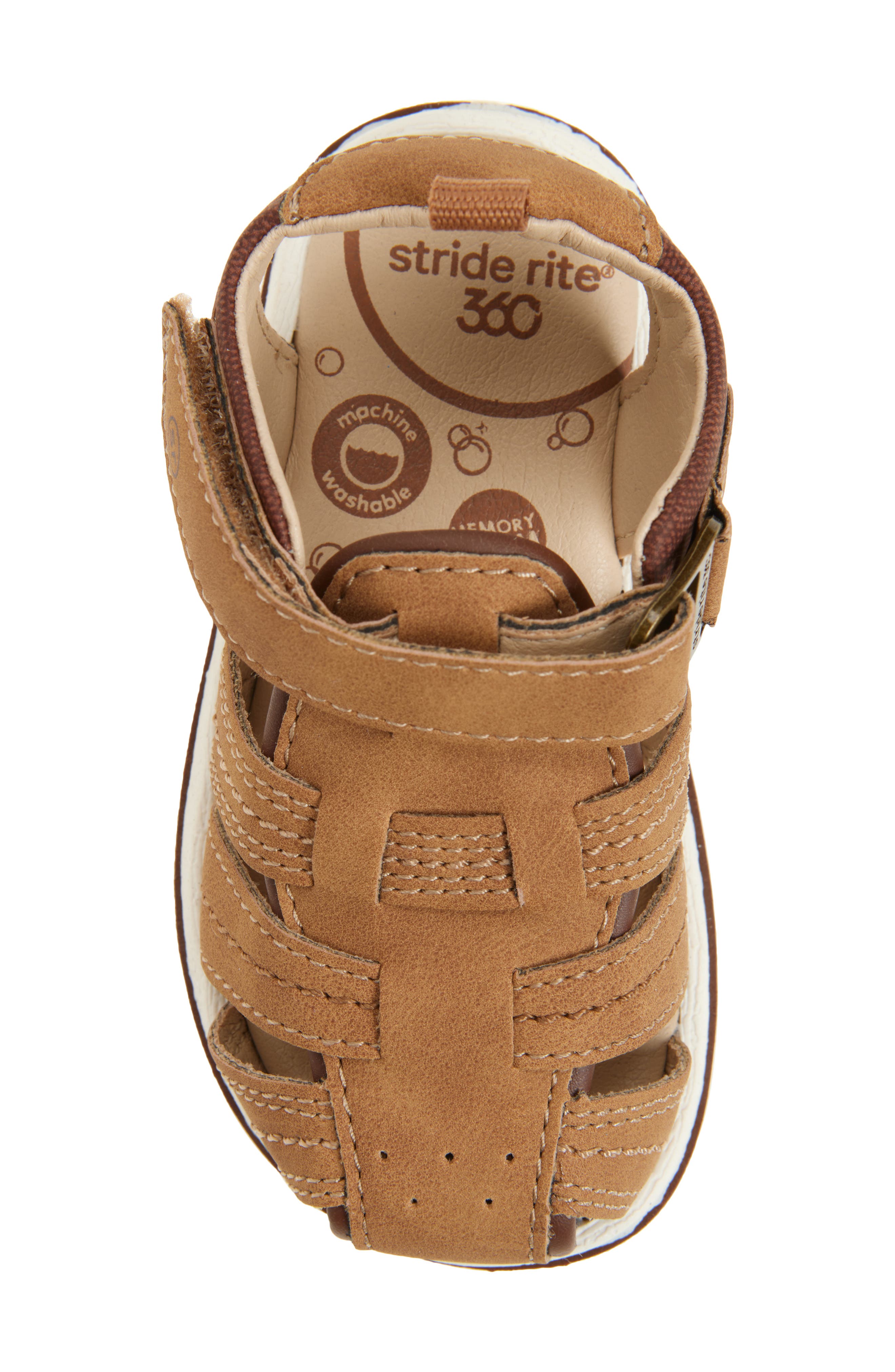 Stride Rite Paddy Fisherman Sandal, Alternate, color, Tan