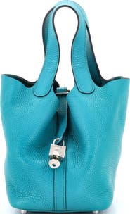 Pre-Owned Hermes Picotin Lock Bag Clemence PM