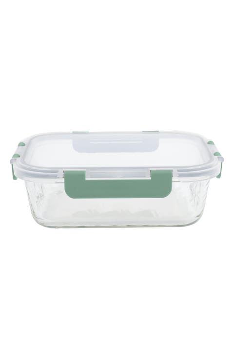 6-Piece Glass Food Containers & Lids