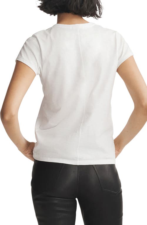 Rag & Bone The Slub Organic Pima Cotton T-shirt In White