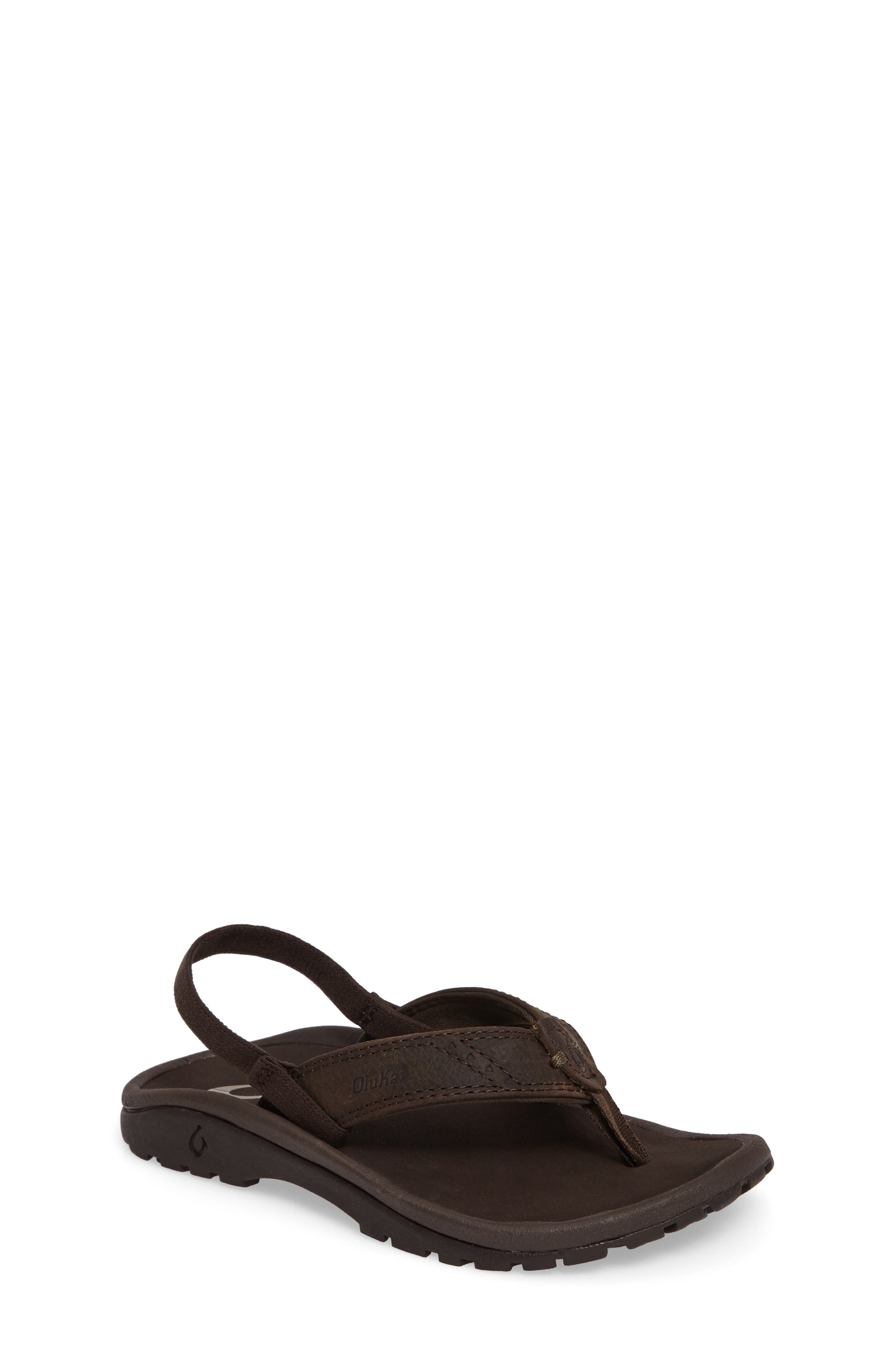 OluKai Nui Leather Sandal, Main, color, 