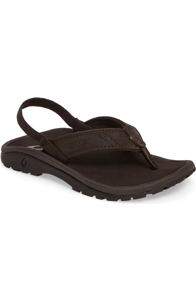 OluKai Nui Leather Sandal, Main, color,