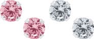 Mignonette Set of 2 Sterling Silver Stud Earrings