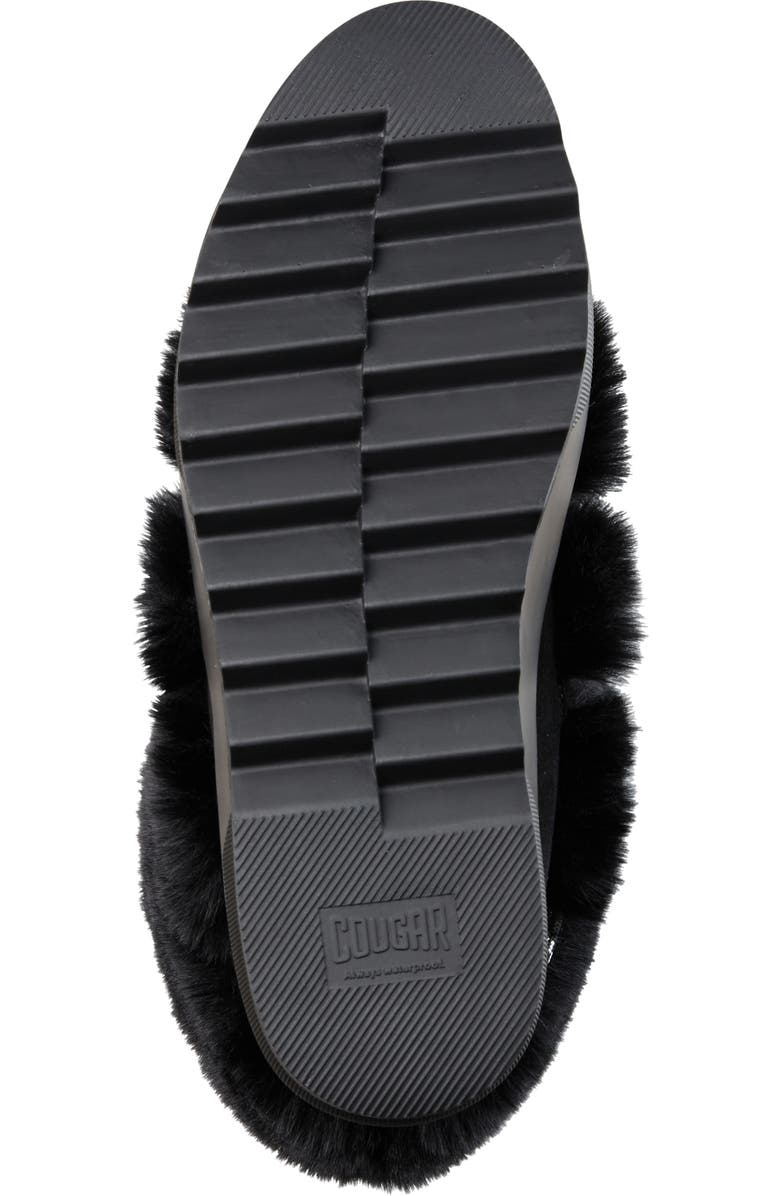 Cougar Vanity Faux Fur Trim Waterproof Bootie, Alternate, color,