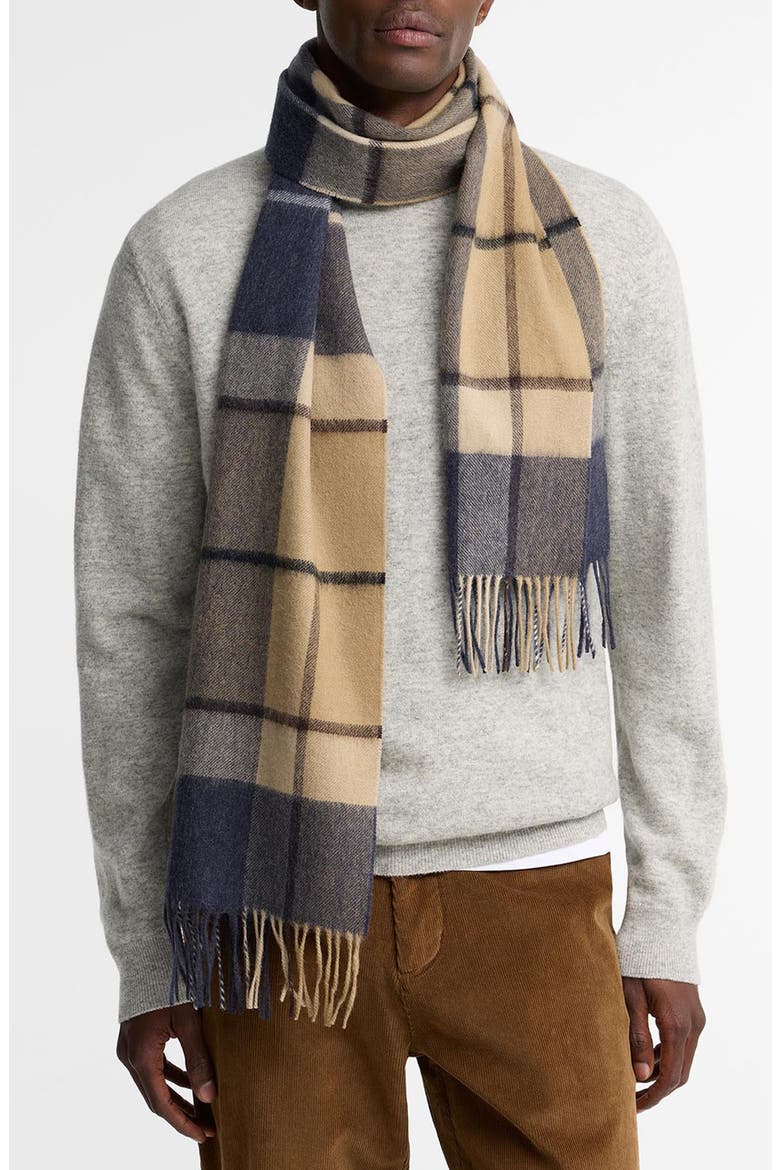 Carrbridge Tartan Wool Scarf, Main, color, BIRCHWOOD DRESS TARTAN