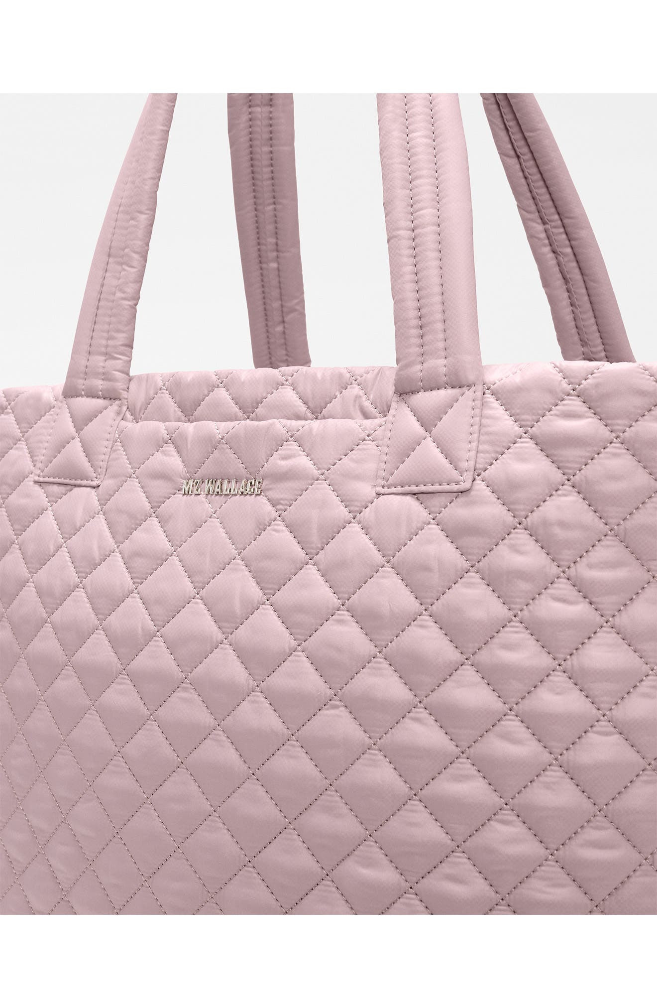 MZ Wallace Large Metro Deluxe II Diamond Quilted Nylon Tote, Alternate, color, Quail