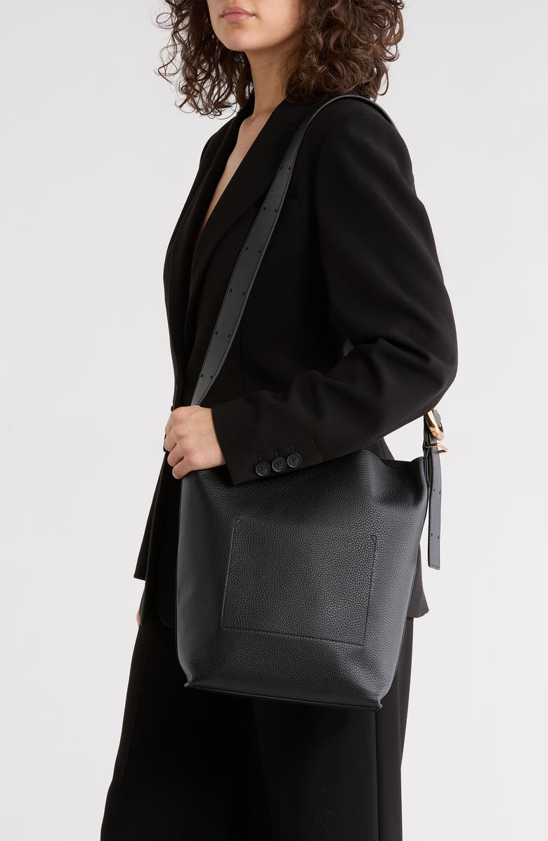 Sam Edelman Saige Bucket Bag, Alternate, color, Black