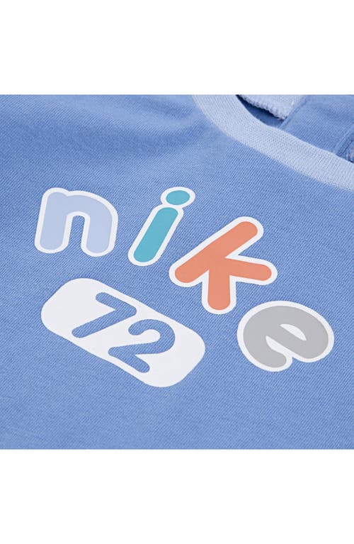 Nike Logo Bodysuit & Joggers Set In Psychic Blue