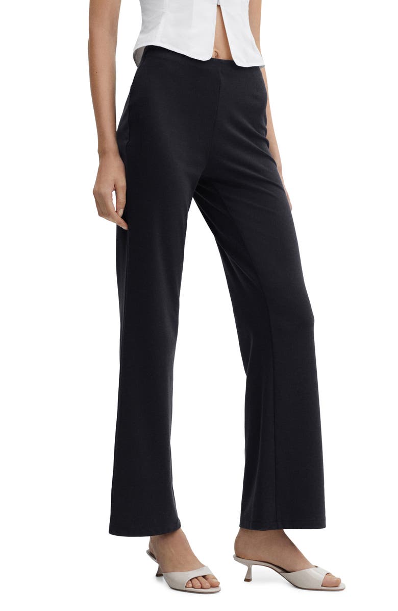 MANGO High Waist Wide Leg Pants, Main, color,