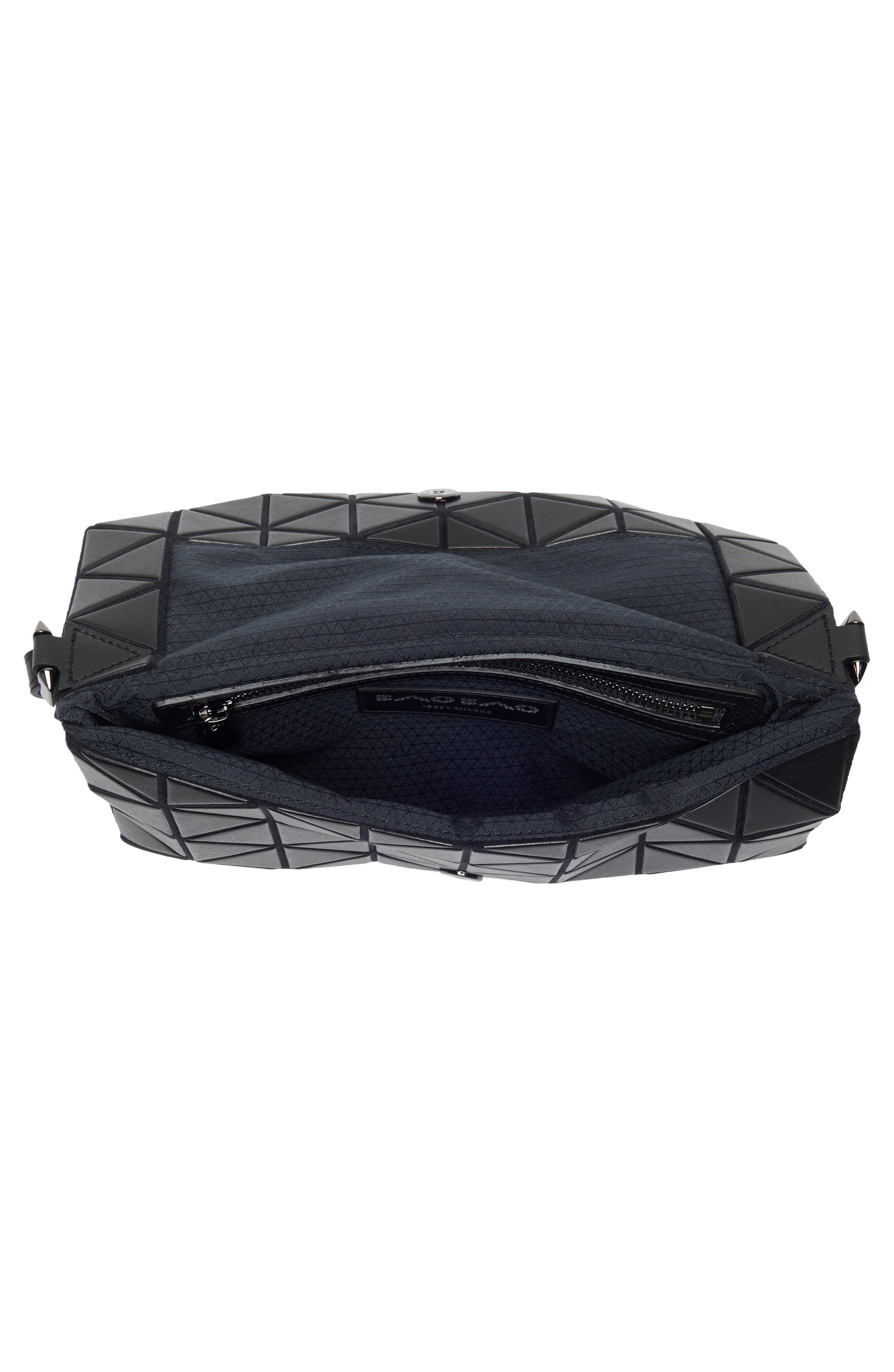 Bao Bao Issey Miyake Tonneau Matte Black Crossbody Bag, Alternate, color, Matte Black