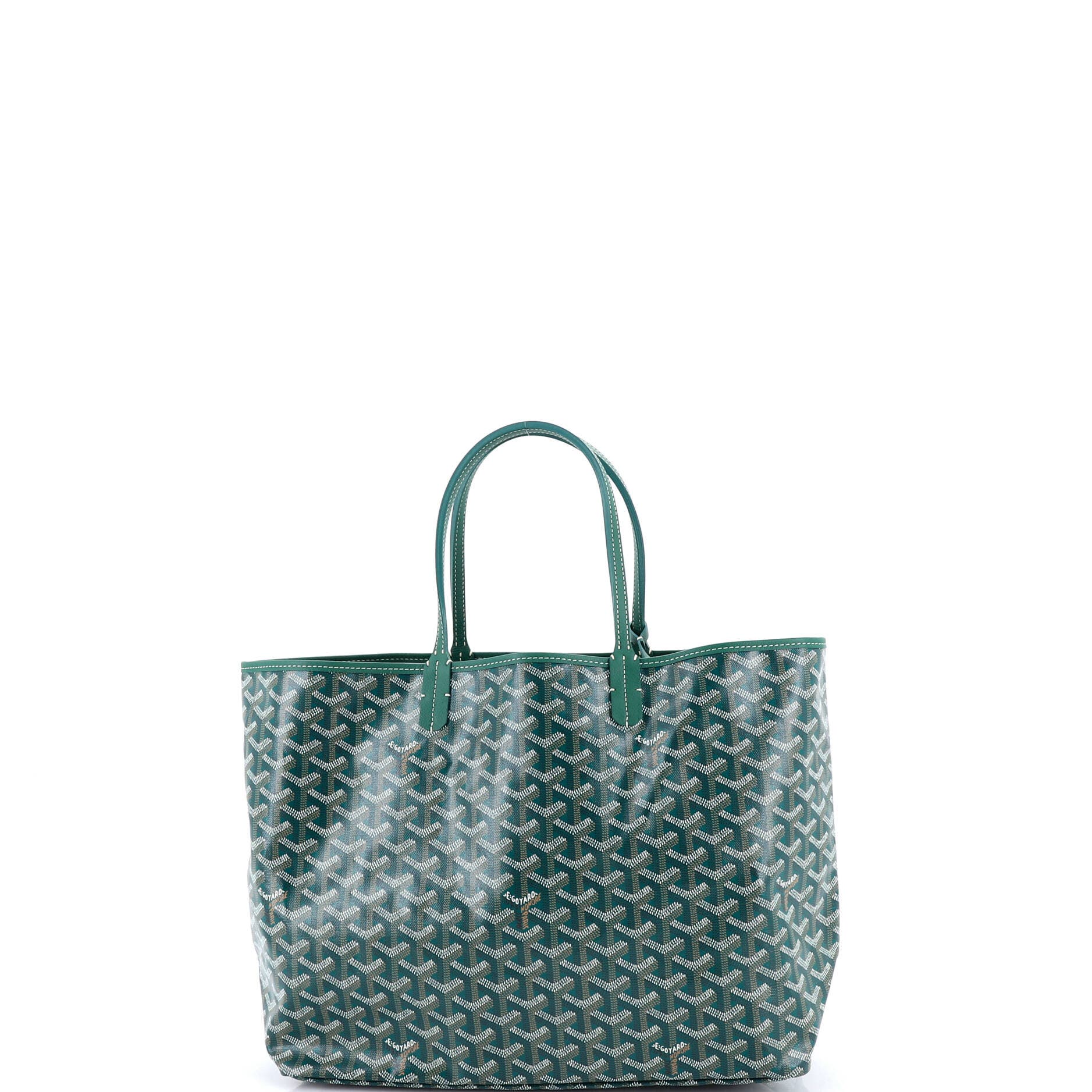 Pre-Owned Goyard Saint Louis Tote Coated Canvas PM, Alternate, color, Green