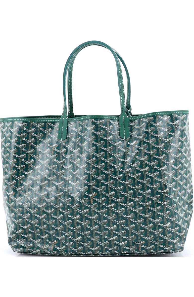 Pre-Owned Goyard Saint Louis Tote Coated Canvas PM, Alternate, color, Green