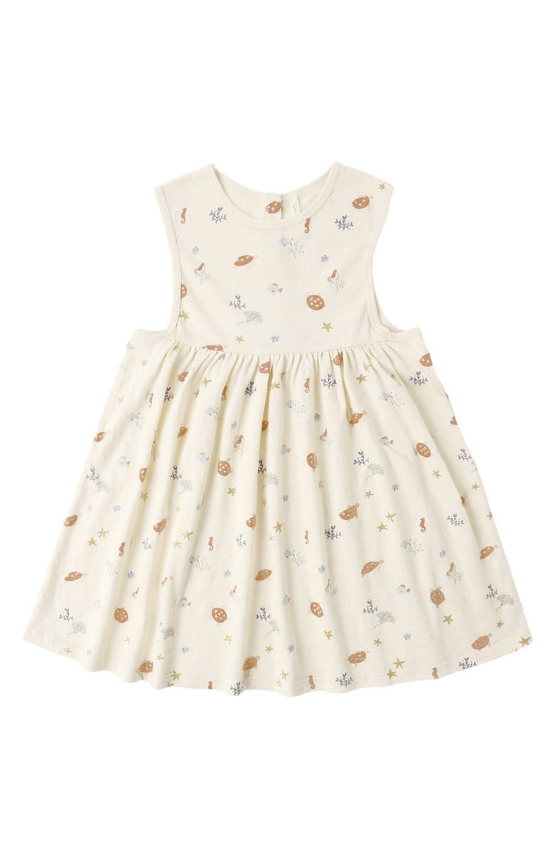 Rylee + Cru Layla Cotton Sundress & Bloomers Set, Alternate, color, Natural