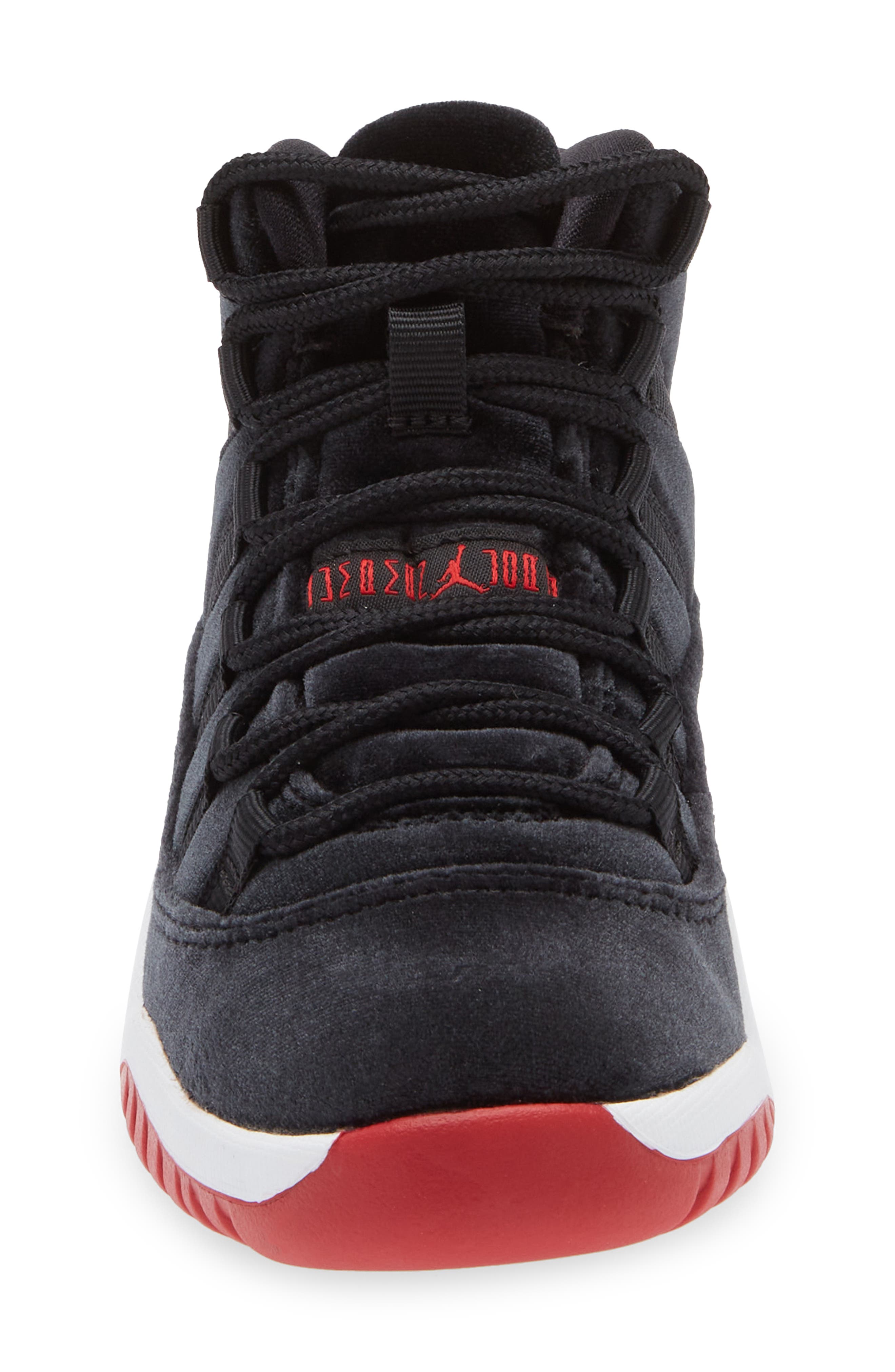 Jordan Kids' Jordan 11 Retro Low Sneaker, Alternate, color, Black/ Gym Red/ White