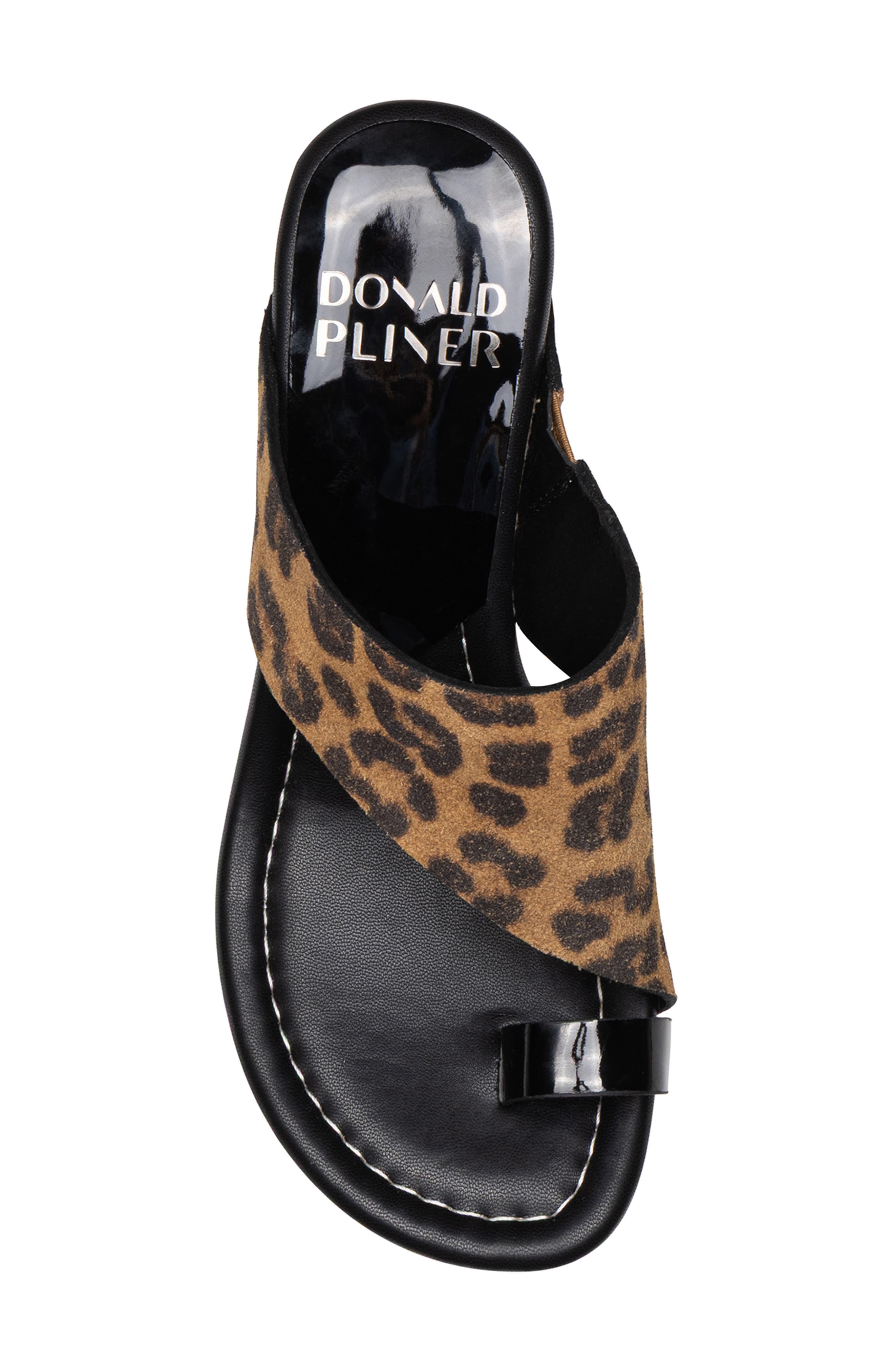 Donald Pliner Gyer Wedge Sandal, Alternate, color, Leopard