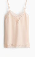 H&M Lace-trimmed Strappy Top